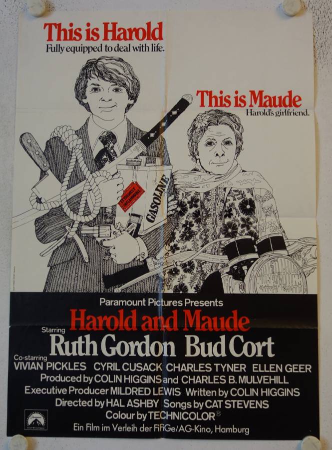 Harold and Maude re-release german movie poster